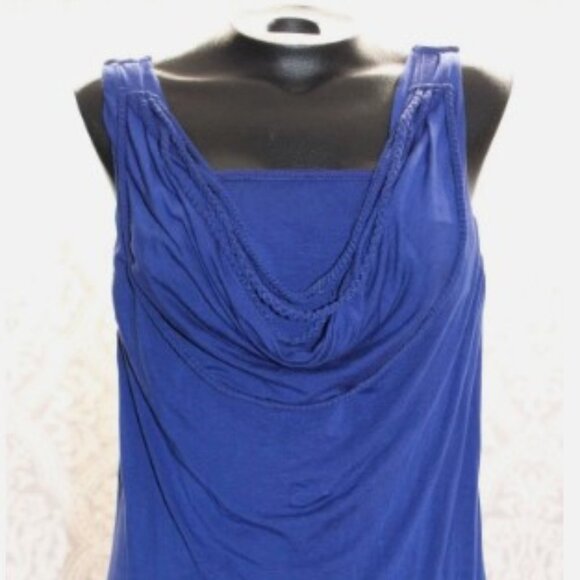 NWOT Free People Royal Blue Boho Dress Sz M - Picture 5 of 12